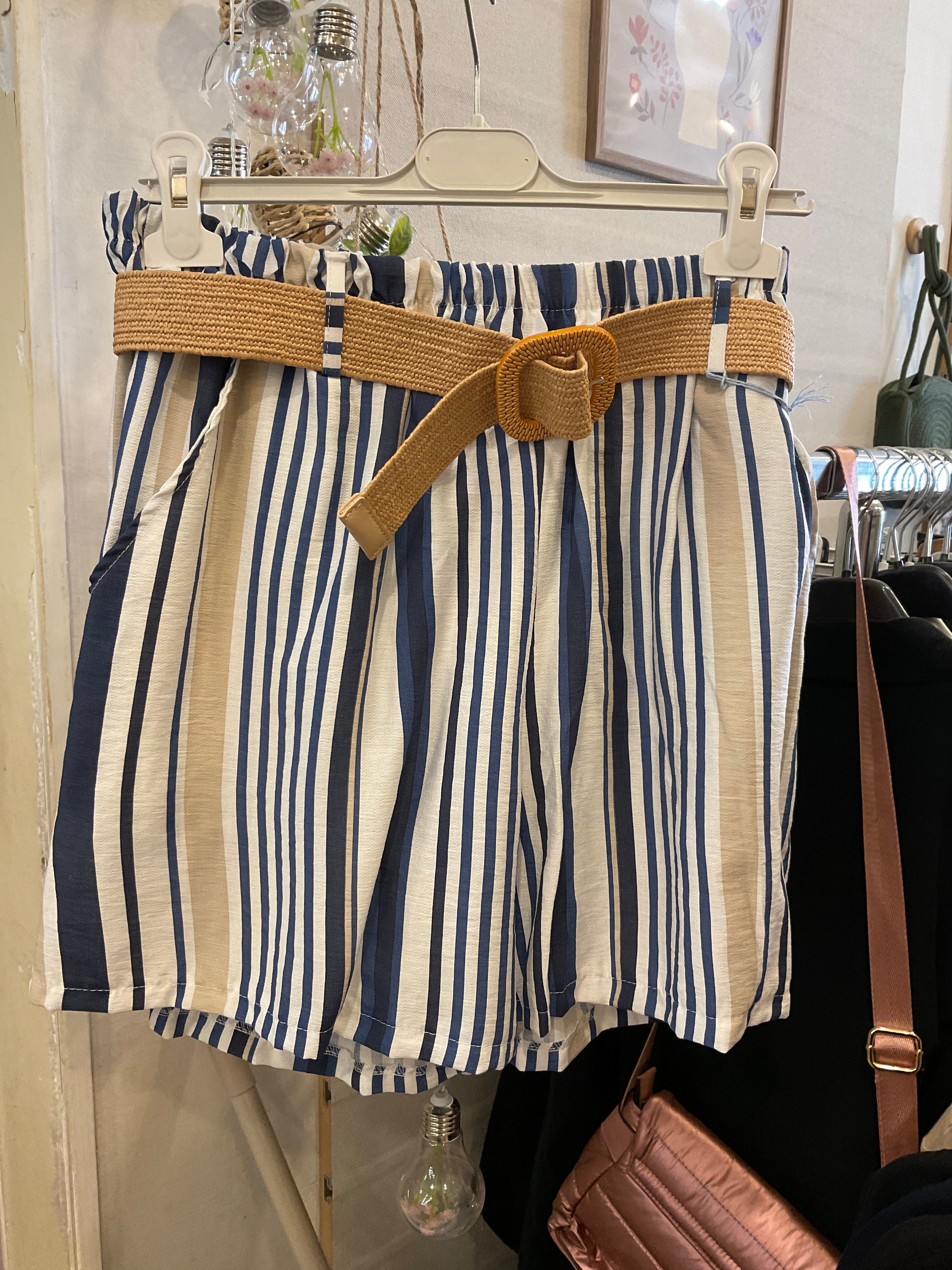 Short Rayé Capri