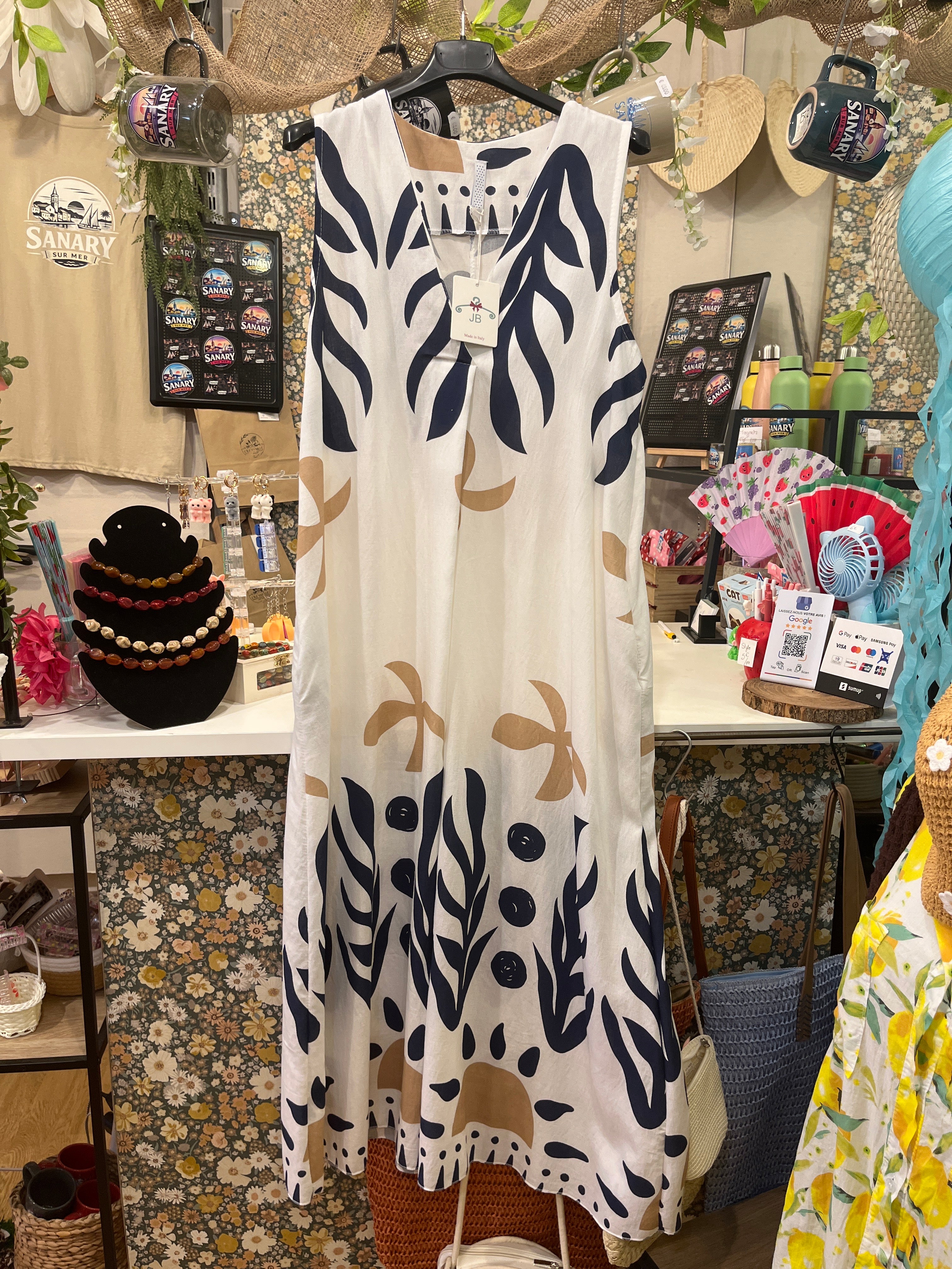 Robe Longue Botanique Côtière