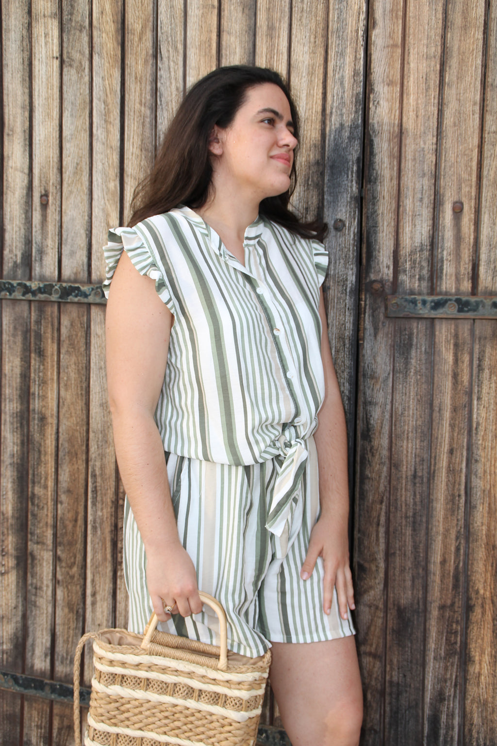 Short Rayé Capri